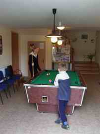 Billiardtisch im Vorraum